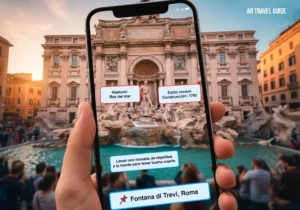 Experiencia de realidad aumentada AR Travel Guide combinando turismo y narrativa digital